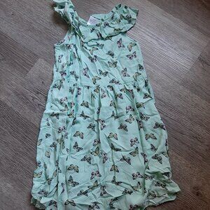 Blue butterfly sundress